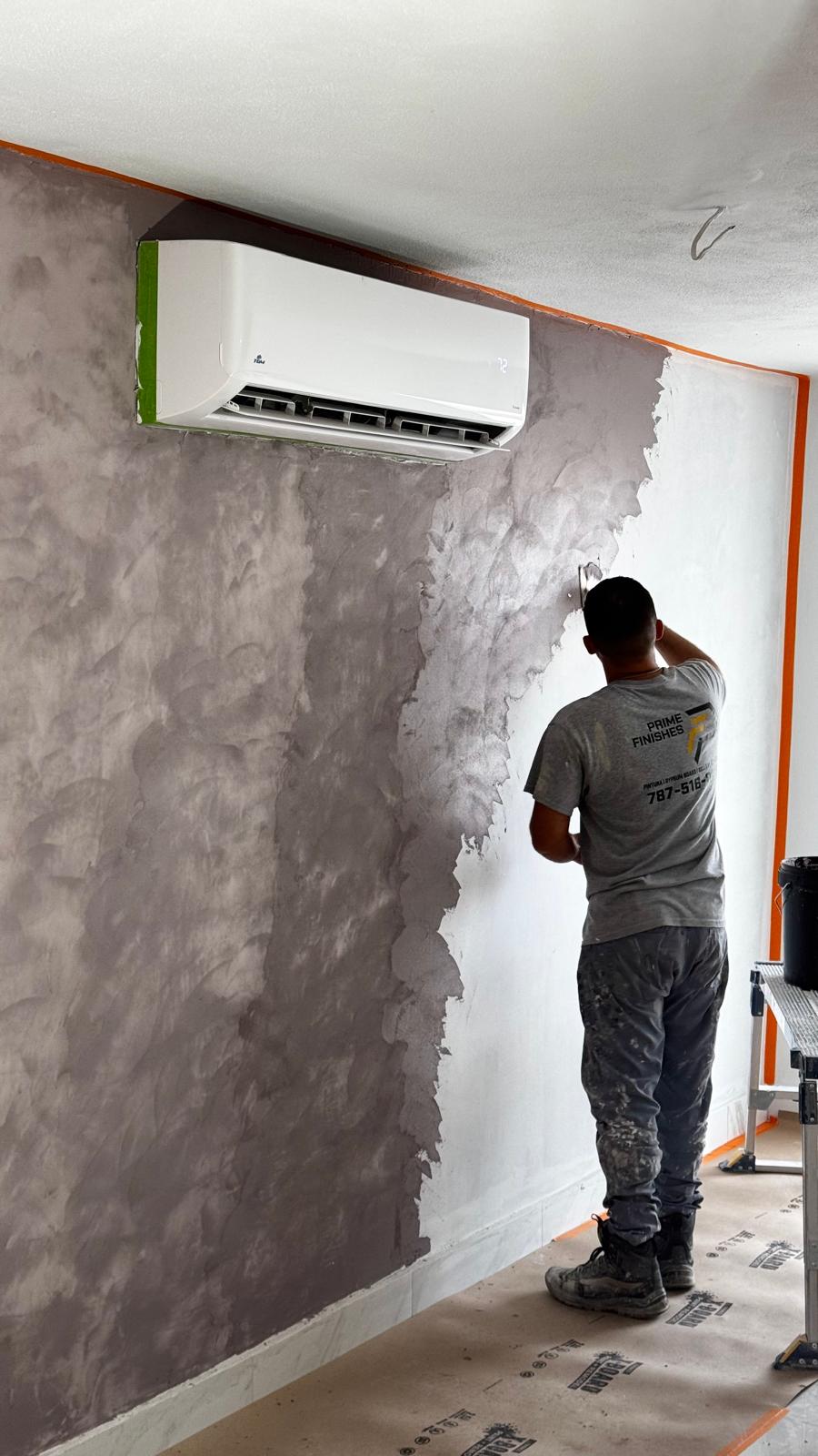 Anuncio de texturas decorativas en paredes